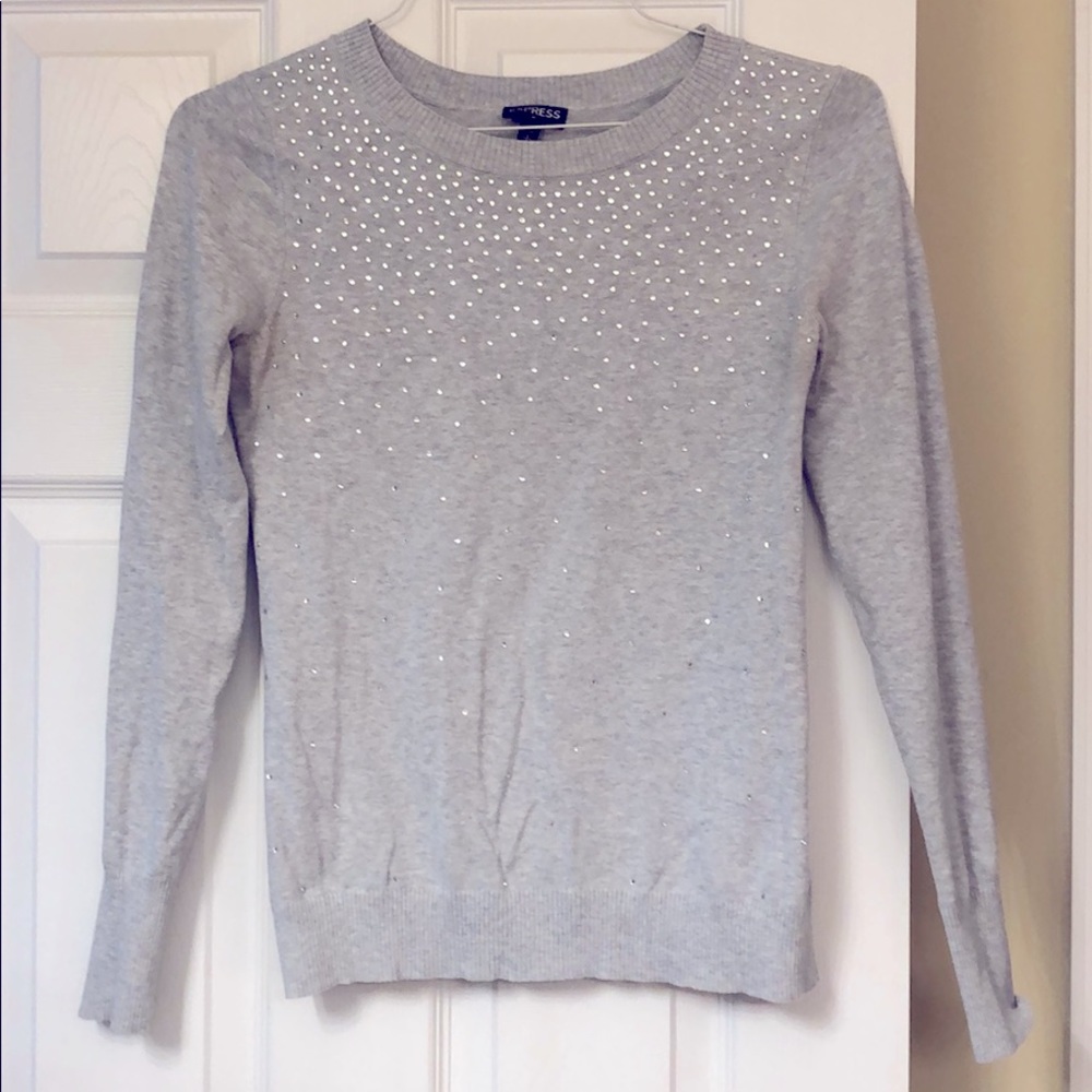 Express Small Woman Blouse in Gray Color